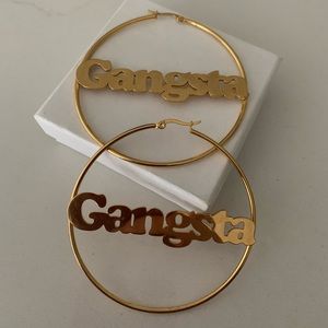 Goldtone “Gangsta” Hoops